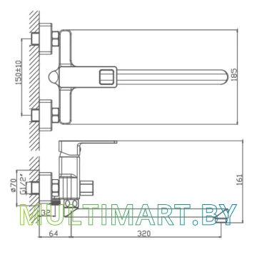 Смеситель Haiba HB22615 картинка 2